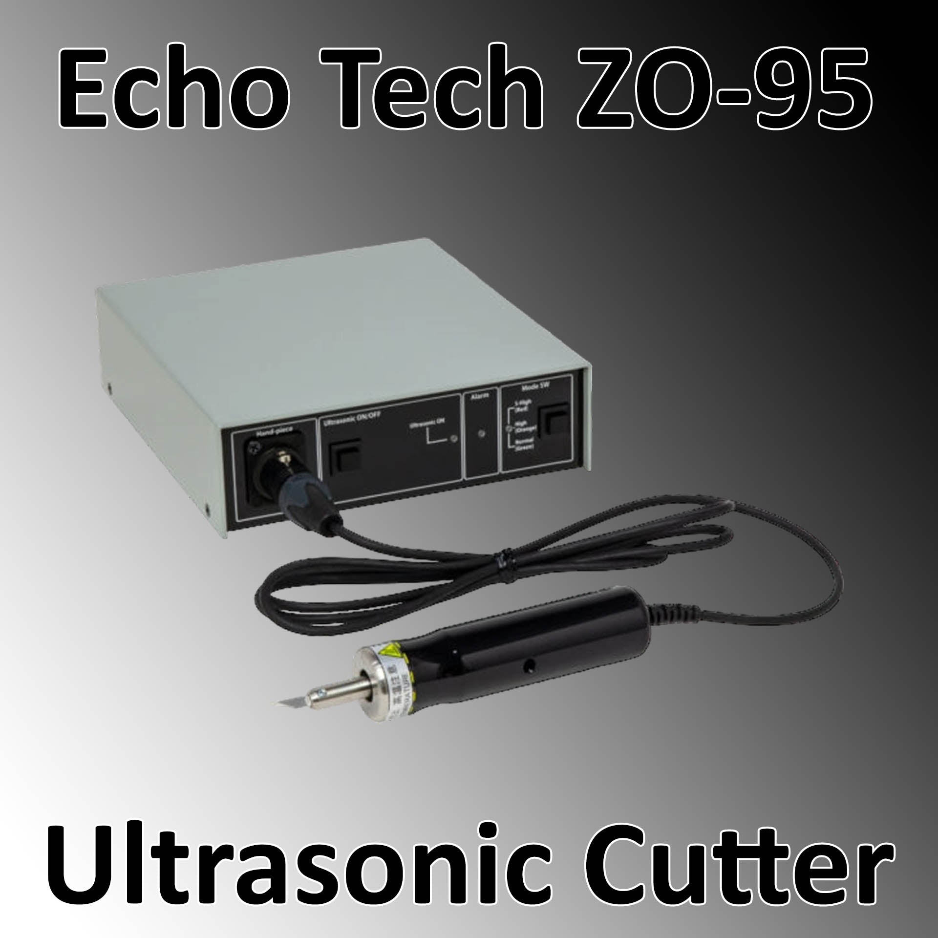 Cut ABS with Ultrasonic cutter ZO-91 - Echo Tech Co., Ltd. 